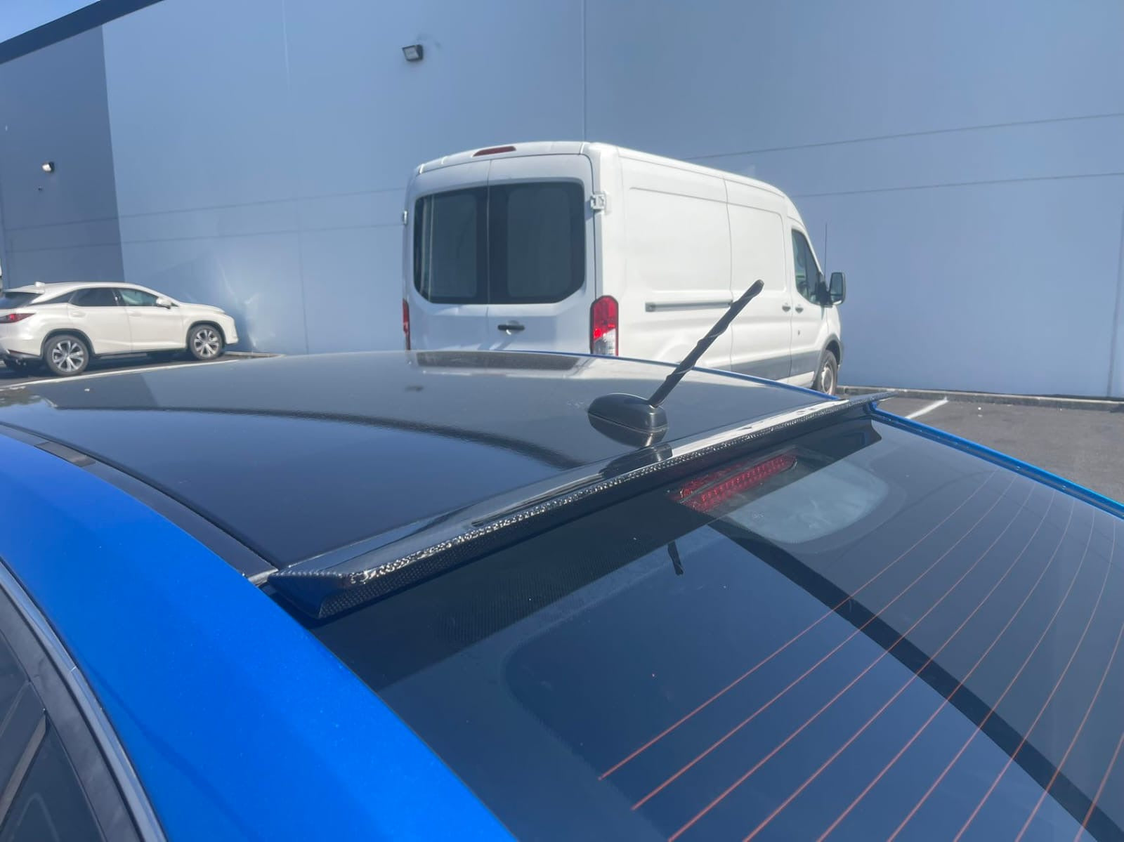 2008-2009 PONTIAC G8 CARBON FIBER REAR ROOF SPOILER WING